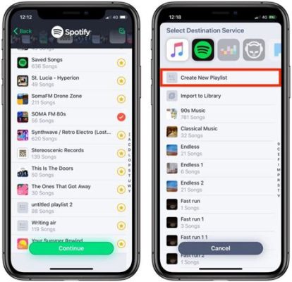 is there a way to transfer apple music playlist to spotify